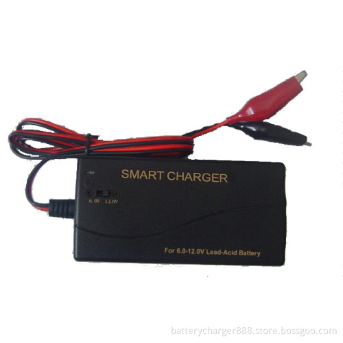 6V&12V 2-3A lead acid switch battery charger